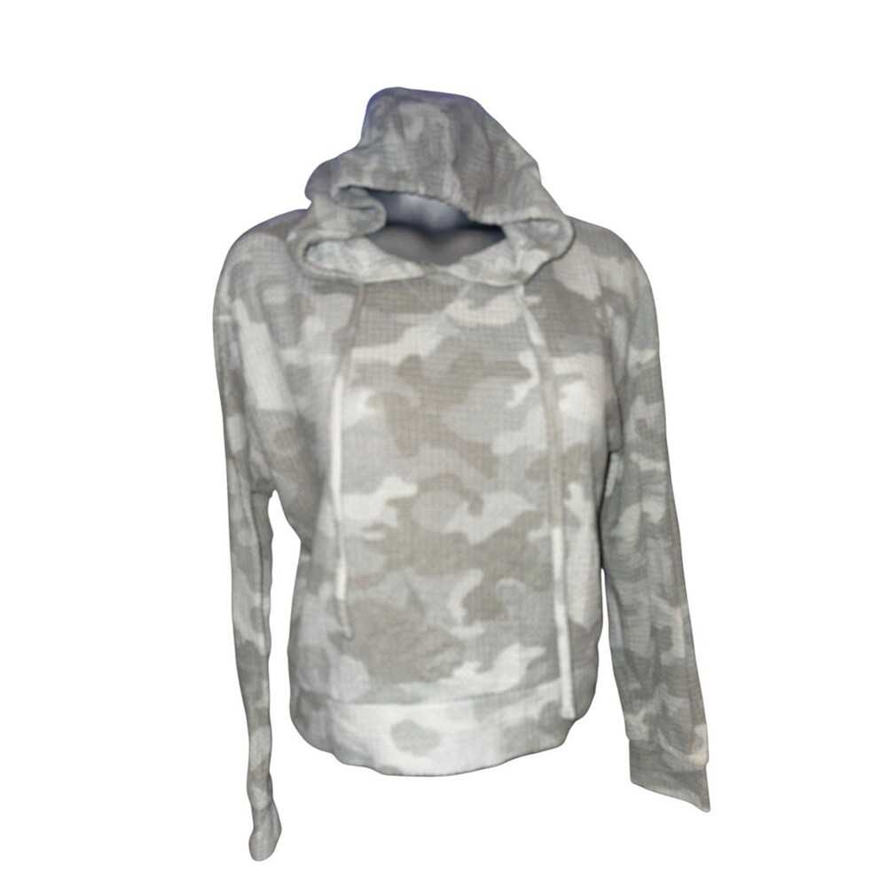 Cozie by Pink Rose Camo hoodie top shirt medium
